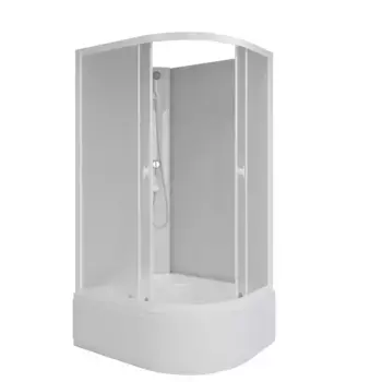 Душевая кабина Niagara Promo P90/80/40L/MT/BK 90х80 см, без крыши, L