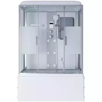 Душевая кабина Niagara Ultra 150х70 хром стекло прозрачное с гидромассажем