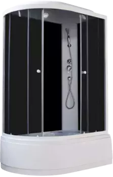 Душевая кабина Parly Classic Эконом 120х80 R EC1221R профиль, хром стекло тонированное