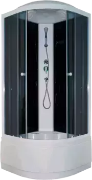 Душевая кабина Parly Classic Эконом 80х80 EC821 профиль хром, стекло тонированное