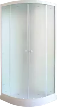 Душевая кабина Parly Bianco Эконом 90х90 EB931 профиль белый, стекло матовое