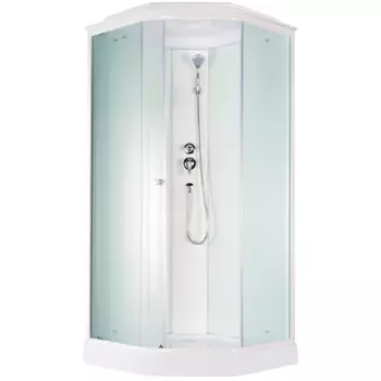 Душевая кабина Parly Penta 90x90 P911F профиль белый, стекло матовое