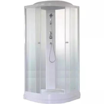 Душевая кабина Parly Tomorrow 80х80 EF831 профиль белый, стекло матовое