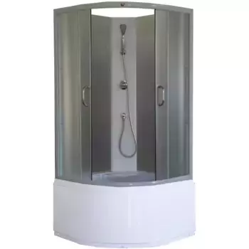 Душевая кабина Parly Effect 85х85 TMF901 профиль белый, стекло матовое