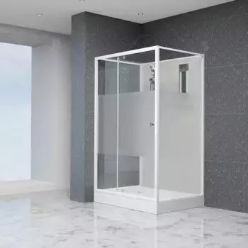 Душевая кабина RGW Andaman 90х70 белая, стекло прозрачное, без гидромассажа