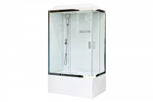 Душевая кабина Royal Bath 120х80 левая хром стекло прозрачное