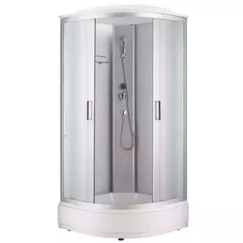 Душевая кабина Royal Bath 80х80 профиль сатин стекло матовое