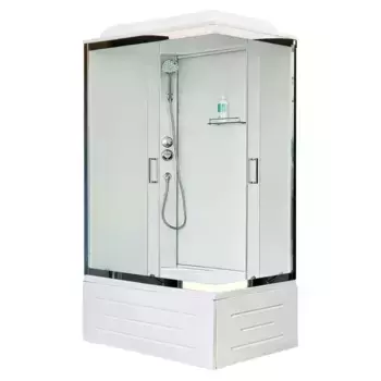 Душевая кабина Royal Bath BP 120х80 L профиль хром стекло матовое