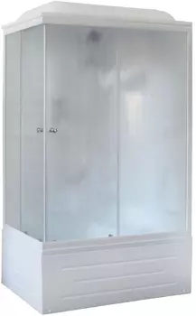 Душевая кабина Royal Bath BP 120х80 R профиль белый стекло матовое