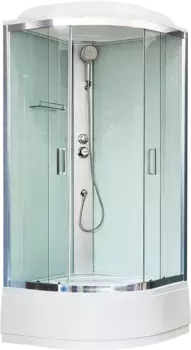 Душевая кабина Royal Bath CK 90x90 профиль хром стекло прозрачное