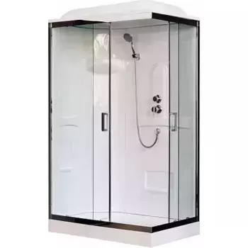 Душевая кабина Royal Bath HP 120х80 L профиль хром стекло прозрачное
