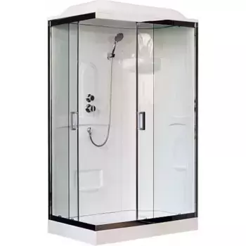 Душевая кабина Royal Bath HP 120х80 R профиль хром стекло прозрачное
