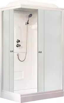Душевая кабина Royal Bath HP 120х80 R профиль белый стекло матовое