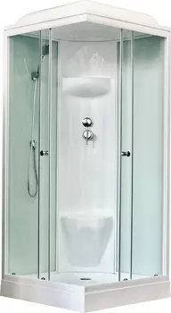 Душевая кабина Royal Bath HP RB 80HP6-WT с низким поддоном, с сиденьем