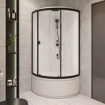 Душевая кабина STWORKI by Damixa Хельсинки HWHC-401А-090BT 90x90, высокий поддон