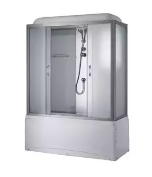 Душевая кабина Taliente 150х70 профиль хром стекло рифленое