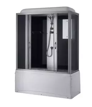 Душевая кабина Taliente 170х75 профиль хром стекло тонированное