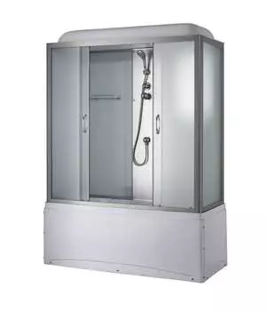 Душевая кабина Taliente 170х75 профиль хром стекло рифленое