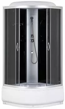 Душевая кабина Taliente 90x90 профиль хром стекло тонированное