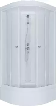 Душевая кабина Triton Ультра 90х90 белая стекло прозрачное