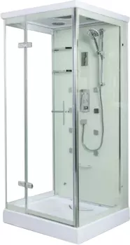 Душевая кабина Weltwasser WW MAINE 100х100 L 10000001064 профиль хром, стекло прозрачное