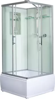 Душевая кабина Weltwasser WW500 Aller 901 90х90 10000003254 профиль хром, стекло прозрачное