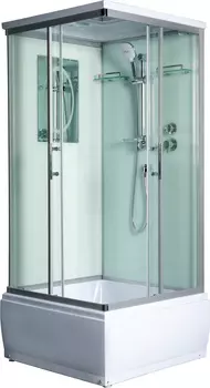 Душевая кабина Weltwasser WW500 Aller 902 90х90 10000003255 профиль хром, стекло прозрачное