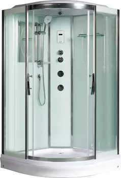 Душевая кабина WeltWasser WW500 Emmer 11015 110x110 10000003286 профиль хром, стекло прозрачное