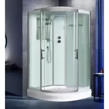 Душевая кабина WeltWasser WW500 Emmer 12015-2 120x120 10000004653 профиль хром, стекло прозрачное