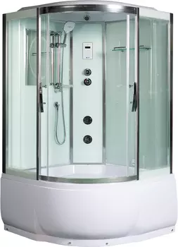 Душевой бокс WeltWasser WW500 Emmer 13555 135x135 10000003290 профиль хром, стекло прозрачное