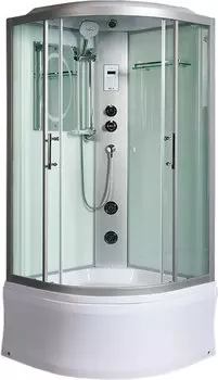 Душевая кабина WeltWasser WW500 Halle 1004 100x100 10000003249 профиль хром, стекло прозрачное