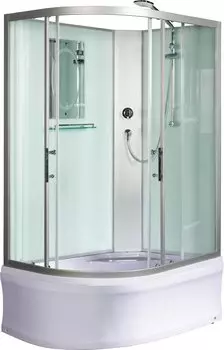 Душевая кабина WeltWasser WW500 Halle 1201 120x90 R 10000003312 профиль хром, стекло прозрачное