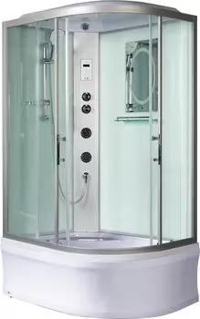Душевая кабина WeltWasser WW500 Halle 1204 120x90 L 10000003253 с гидромассажем, профиль хром, стекло прозрачное