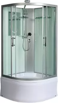 Душевая кабина WeltWasser WW500 Halle 901 90x90 10000003239 профиль хром, стекло прозрачное