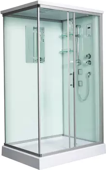 Душевая кабина WeltWasser WW500 Laine 1214 120x90 10000003277 профиль хром, стекло прозрачное