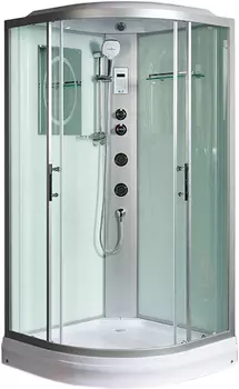 Душевая кабина WeltWasser WW500 Werra 804 80x80 10000003231 профиль хром, стекло прозрачное