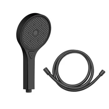 Душевая лейка Vincea с шлангом черный