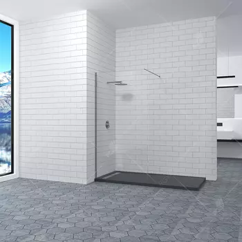 Душевая перегородка RGW Walk In 120х195 351001012-21 хром, стекло матовое