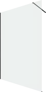 Душевая перегородка Allen Brau Infinity 1 3.21027.BBA 140 см, профиль черный браш, стекло прозрачное