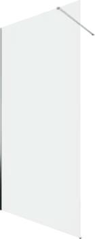 Душевая перегородка Allen Brau Infinity 1 3.21013.BA 100 см, профиль серебро браш, стекло прозрачное