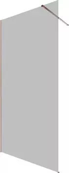 Душевая перегородка Allen Brau Infinity 1 3.21018.60.T 100 см, профиль медь браш, стекло тонированное