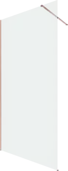 Душевая перегородка Allen Brau Infinity 1 3.21017.60 100 см, профиль медь браш, стекло прозрачное