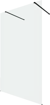 Душевая перегородка Allen Brau Infinity 2 3.21045.BBA 120 см, профиль черный браш, стекло прозрачное