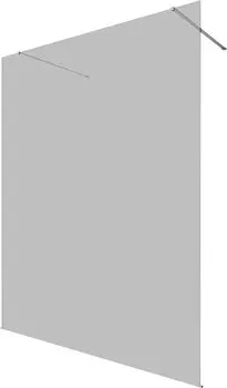 Душевая перегородка Allen Brau Infinity 2 3.21056.BA.T 160 см, профиль серебро браш, стекло тонированное