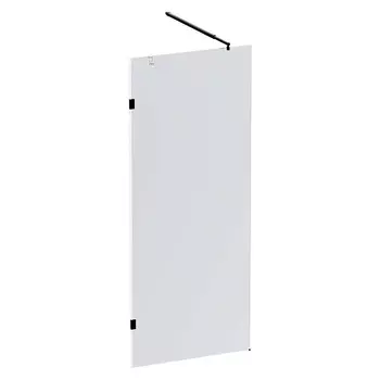 Душевая перегородка AM.PM X-Joy W94UWI-80-F1-BTE 80х195, профиль черный, стекло прозрачное