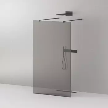 Душевая перегородка Cezares Liberta-L-2-100-GR-NERO