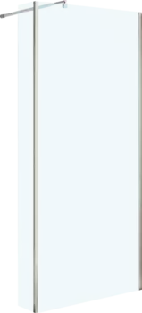 Душевая перегородка Niagara Nova NG-664-11 110x195 профиль хром, стекло прозрачное