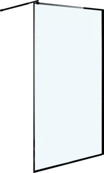 Душевая перегородка Niagara Nova NG-687-12 BLACK 120x195 профиль черный, стекло прозрачное