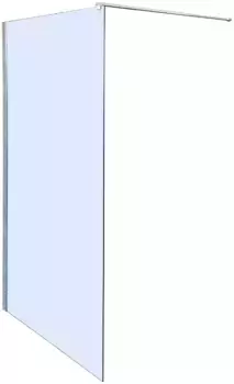 Душевая перегородка Parly 100х190 T100 профиль хром, стекло прозрачное