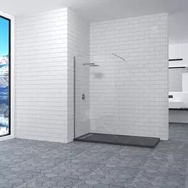 Душевая перегородка RGW Walk in 80х195 35100208-21 хром, стекло матовое